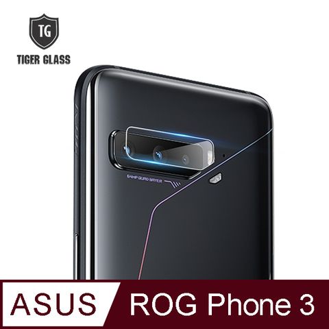 防水鍍膜 耐刮防指紋T.G ASUS ROG Phone 3 ZS661KS鏡頭鋼化膜玻璃保護貼(防爆防指紋)