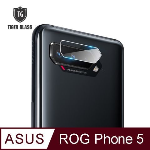 防水鍍膜 耐刮防指紋T.G ASUS ROG Phone 5 ZS673KS鏡頭鋼化膜玻璃保護貼(防爆防指紋)