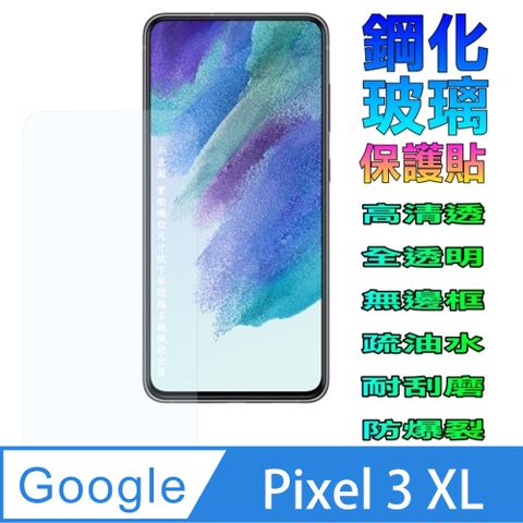 Google Pixel 3 XL (全透明)硬度9H優化防爆玻璃保護貼