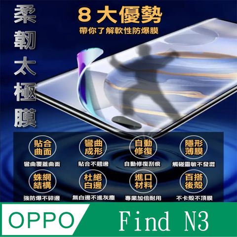 OPPO Find N3 柔韌疏水摺疊屏主螢幕保護貼