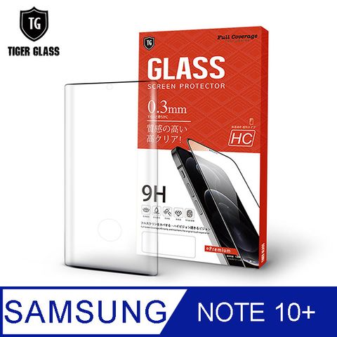 T.G Samsung Galaxy Note10+ 全包覆滿版鋼化膜手機保護貼(加贈鏡頭保護貼)