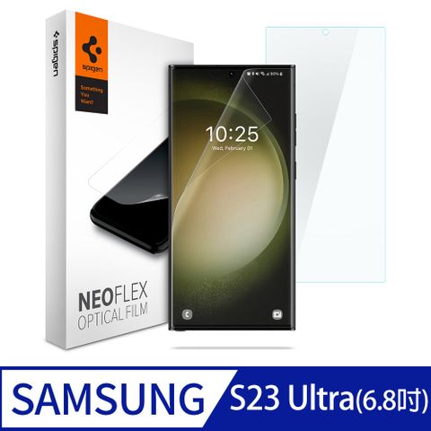貼心提供完整裝機配件及使用步驟說明SGP / Spigen Galaxy S23 Ultra (6.8吋)_Neo Flex 極輕薄防刮保護貼(2入組)