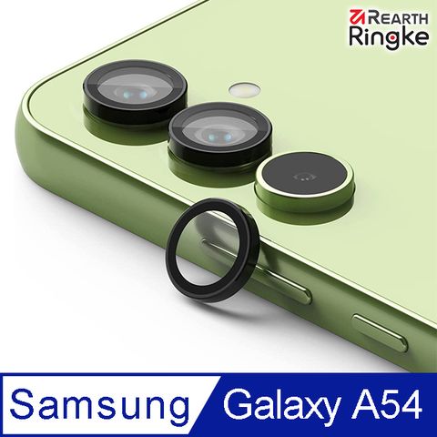 Ringke ｜三星 Galaxy A54 5G [Camera Lens Frame Glass] 鋼化玻璃鏡頭保護鋁框 黑