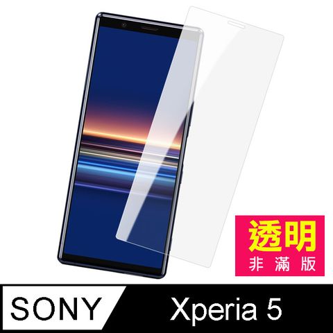 SONY Xperia 5 非滿版 透明高清 手機鋼化膜 9H 保護貼