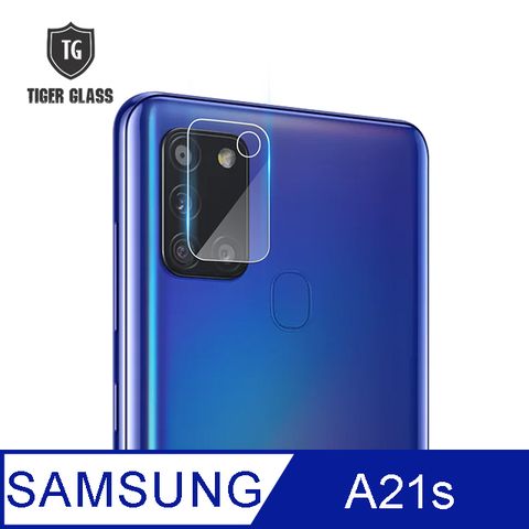 防水鍍膜 耐刮防指紋T.G Samsung Galaxy A21s鏡頭鋼化膜玻璃保護貼(防爆防指紋)