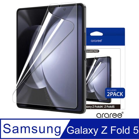 Araree 三星 Galaxy Z Fold 5/4 抗衝擊螢幕保護貼(2片裝)