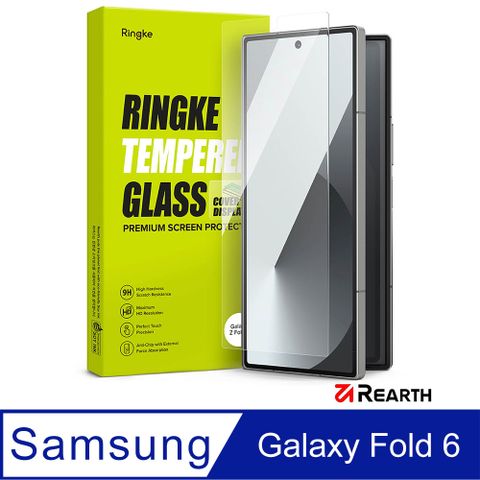 Rearth Ringke 三星 Galaxy Z Fold 6 前螢幕玻璃保護貼(2片裝)