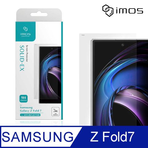 iMOS Samsung Galaxy Z Fold7 2.5D 透明AR低反光螢幕玻璃保護貼(外螢幕貼)