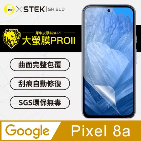 o-one 圓一 Google Pixel 8a頂級包膜原料犀牛皮 通過抗撞擊力檢測 輕微刮痕自動修復