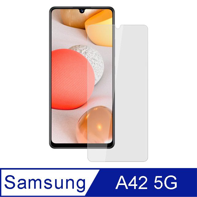 Ayss Samsung Galaxy A42 5G/6.6吋/2020/手機玻璃保護貼/鋼化玻璃膜/平面全透明/全滿膠