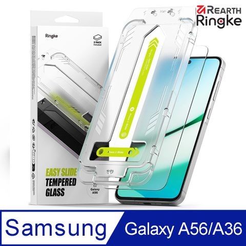 【Ringke】三星 Galaxy A56 / A36  [Easy Slide Tempered Glass] 鋼化玻璃螢幕保護貼2入（附安裝工具）