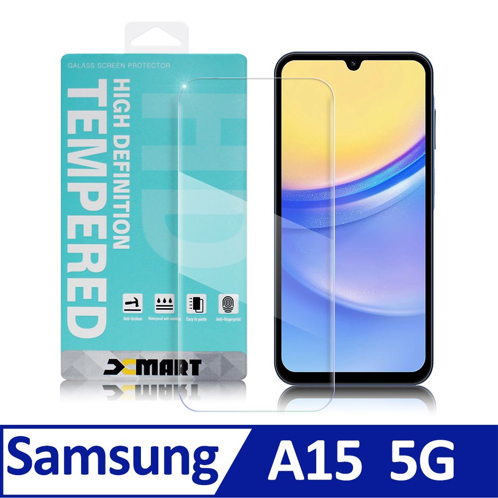 X mart Xmart Samsung Galaxy A15 5G 薄型9H玻璃保護貼-非滿版