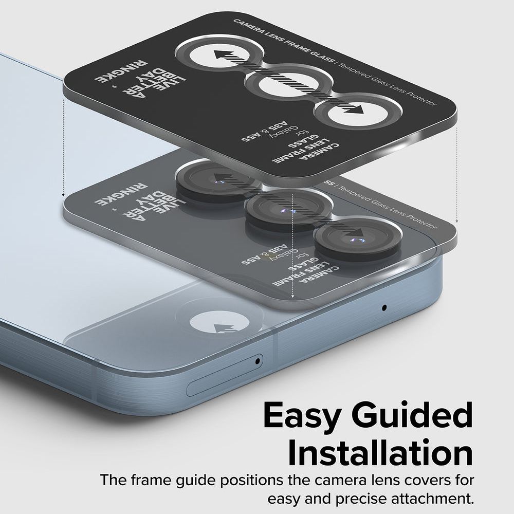 Ringke ｜三星 Galaxy A55 / A35 [Camera Lens Frame Glass] 鋼化玻璃鏡頭保護鋁框