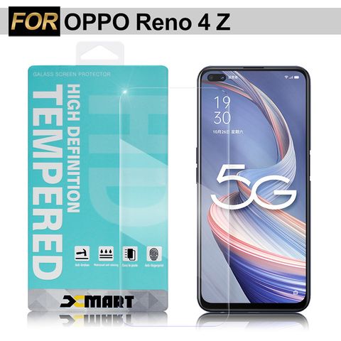 X mart Xmart for OPPO Reno 4 Z 薄型 9H 玻璃保護貼-非滿版