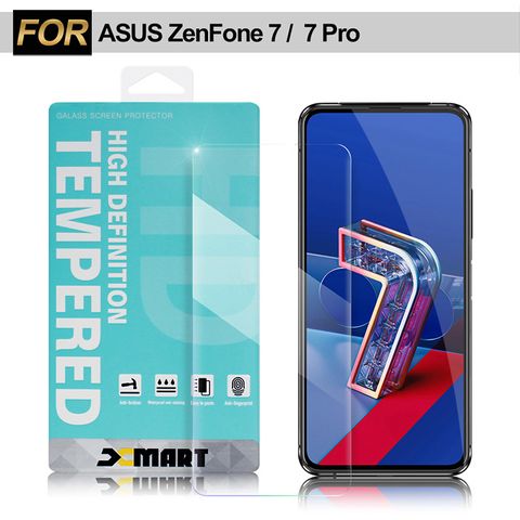 清透美型 展現完美Xmart for ASUS ZenFone 7 / ZenFone 7 Pro 薄型9H玻璃保護貼-非滿版