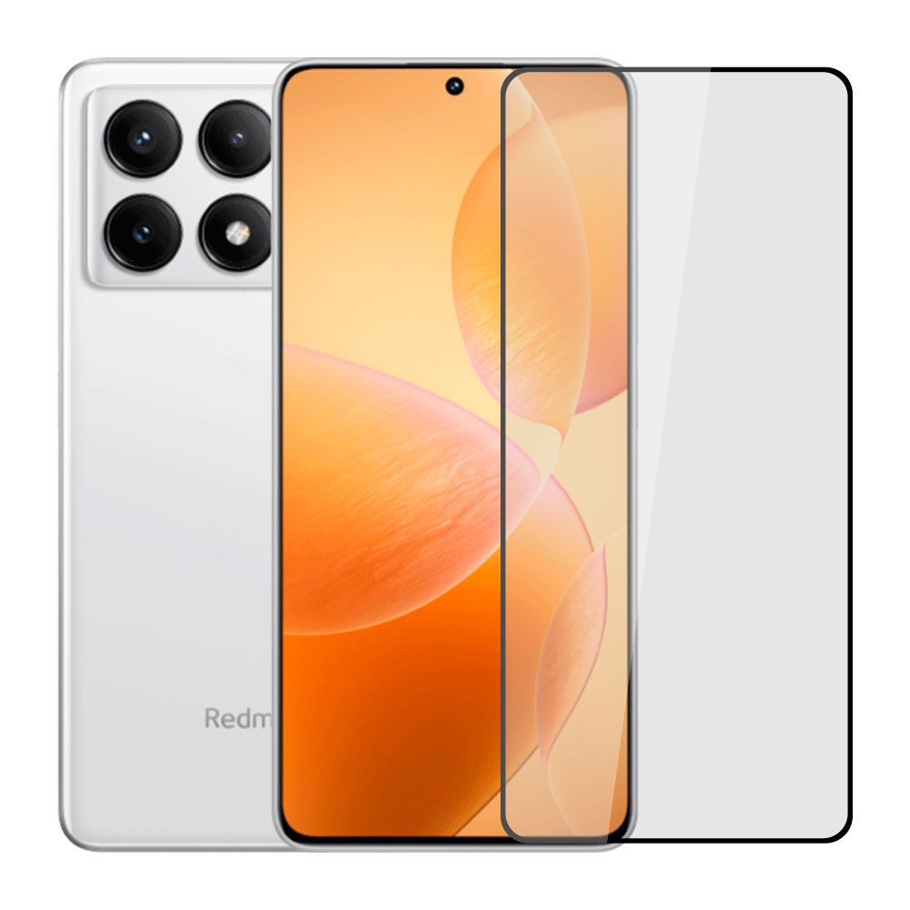 YADI 亞第 Redmi K70E 6.67吋 2023  專用 水之鏡 AGC 全滿版手機玻璃保護貼