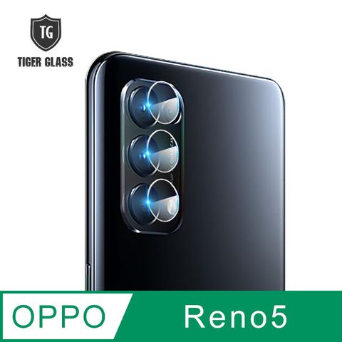 T.G OPPO Reno5 鏡頭鋼化膜玻璃保護貼(防爆防指紋)