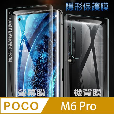 POCO M6 Pro 螢幕保護貼&機背保護貼 (透亮高清疏水款&磨砂強抗指紋款)