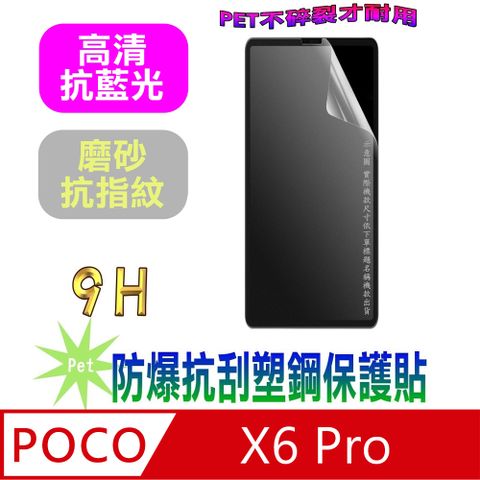 POCO X6 Pro(抗藍光高清款&磨砂抗炫強抗指紋)