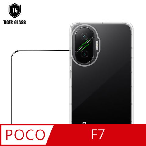 T.G POCO F7 手機保護超值2件組(透明空壓殼+鋼化膜)
