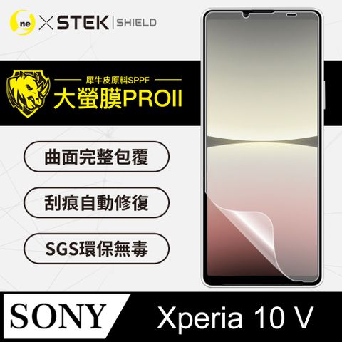 o-one 圓一 【-大螢膜PRO】SONY Xperia 10 V  螢幕保護貼 美國超跑頂級包膜原料犀牛皮 輕微刮痕自動修復