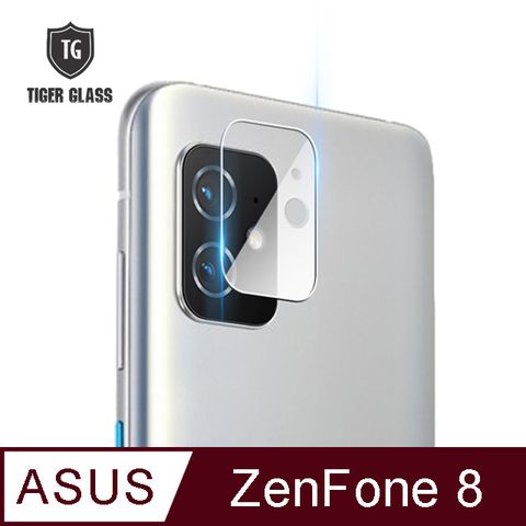 防水鍍膜 耐刮防指紋T.G ASUS Zenfone 8 ZS590KS鏡頭鋼化膜玻璃保護貼(防爆防指紋)