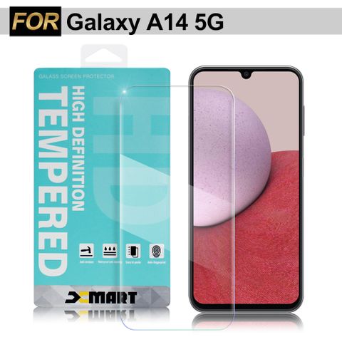 X mart Xmart Samsung Galaxy A14 5G 薄型9H玻璃保護貼-非滿版