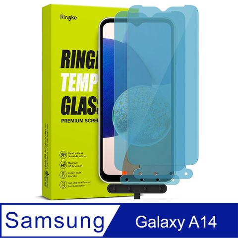 Rearth Ringke 三星 Galaxy A14 強化玻璃螢幕保護貼(2片裝)