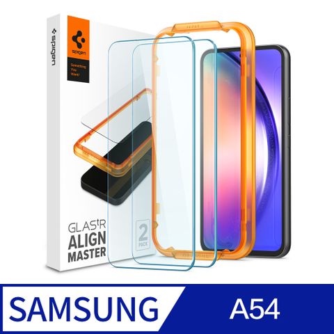 spigen Galaxy A54 5G Align Master 玻璃保護貼x2入