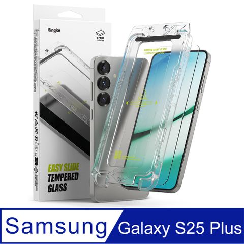 Rearth Ringke 三星 Galaxy S24+/S25+ 零失敗玻璃保護貼(2片裝)