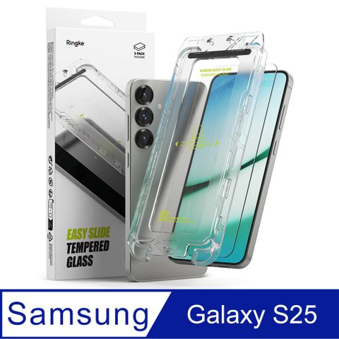 Rearth Ringke 三星 Galaxy S24/S25 零失敗玻璃保護貼(2片裝)