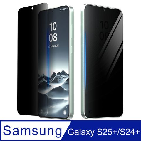 Araree 三星 Galaxy S24+/S25+ 防窺強化玻璃螢幕保護貼(2片裝)