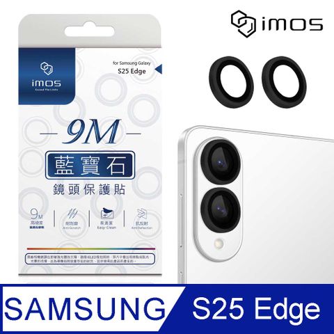 iMOS Samsung Galaxy S25 Edge 藍寶石鏡頭保護鏡-兩顆