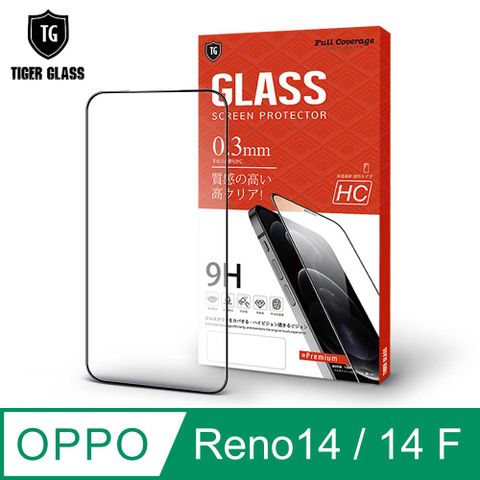 T.G OPPO Reno14 5G 高清滿版鋼化膜手機保護貼(防爆防指紋)
