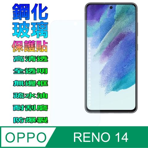 [Glass] OPPO RENO 14 鋼化玻璃螢幕保護貼(全透明無邊框)