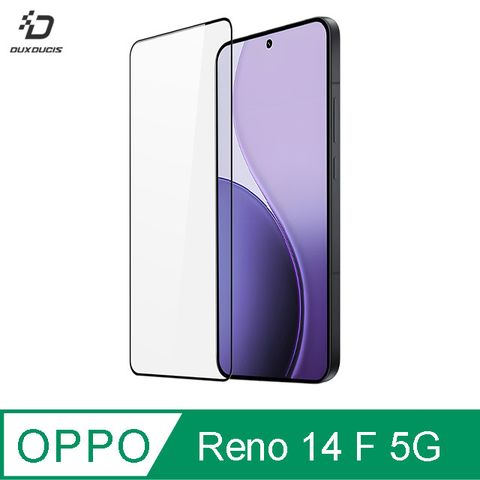 DUX DUCIS OPPO Reno 14 F 5G 滿版鋼化玻璃貼(9D)