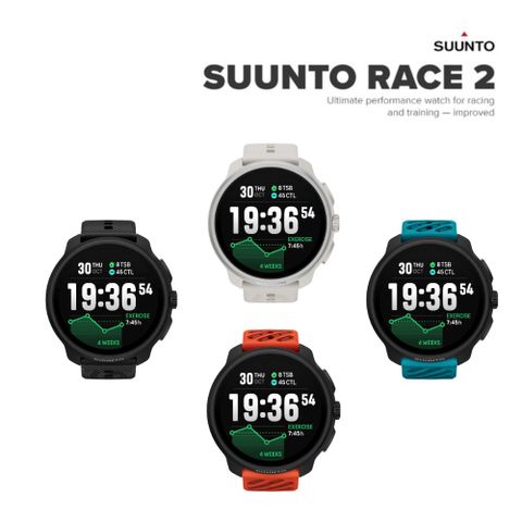 【SUUNTO】 Race 2 運動智能手錶 不鏽鋼