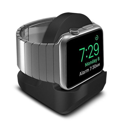 Apple Watch 環保矽膠充電座 (黑)