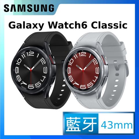 ◤送WMF好禮+玻璃保護貼◢SAMSUNG Galaxy Watch6 Classic SM-R950 43mm (藍牙)