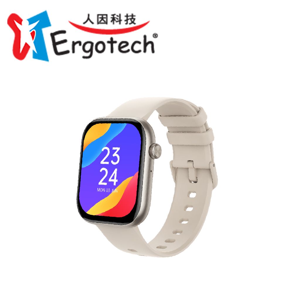 Ergotech 人因 ERGOLINK SW202 2.01"心率血氧藍牙通話腕錶