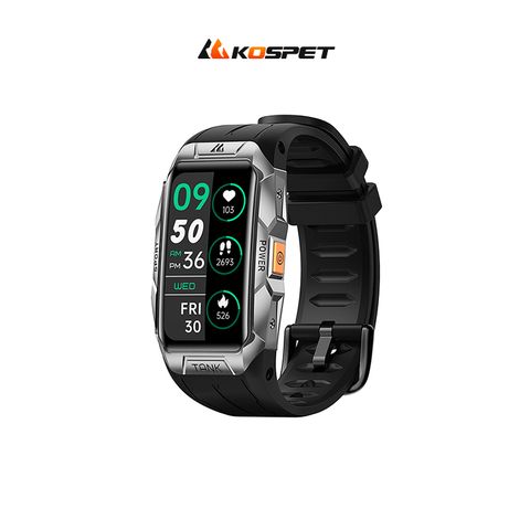 KOSPET TANK X1 軍規防水運動智慧手錶無懼深淵 極致保護