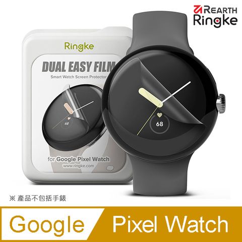 【Ringke】Google Pixel Watch 41mm [Dual Easy Film] 滿版螢幕保護貼（3入）