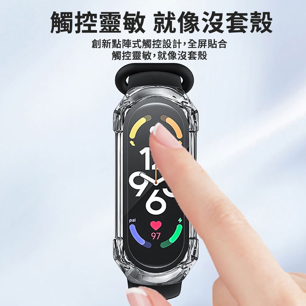 realme  Watch3 (1.8吋)(黑色)-鋼化玻璃手錶殼系列