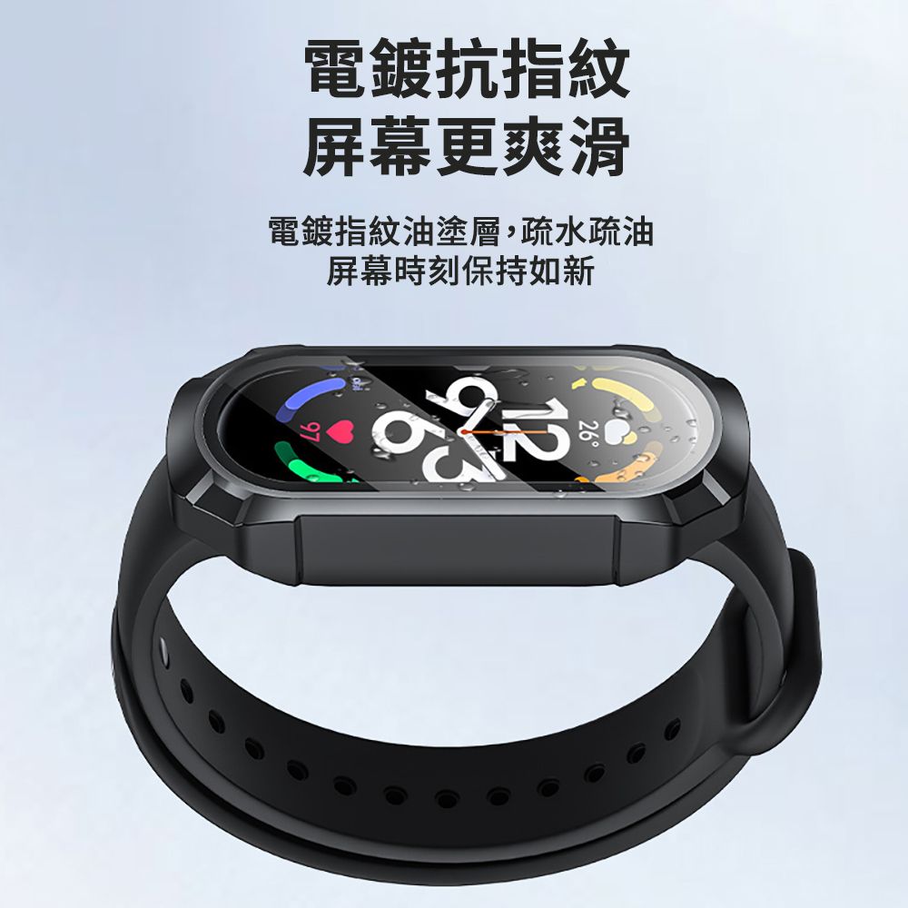 realme  Watch3 (1.8吋)(黑色)-鋼化玻璃手錶殼系列