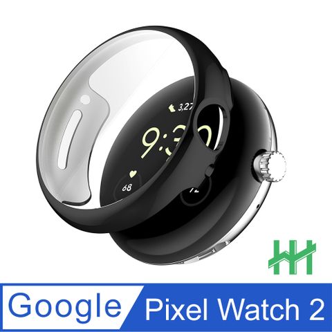【HH】★全包防摔，保護機身與螢幕★Google Pixel Watch 2 (黑色)- 全包覆防撞手錶殼系列