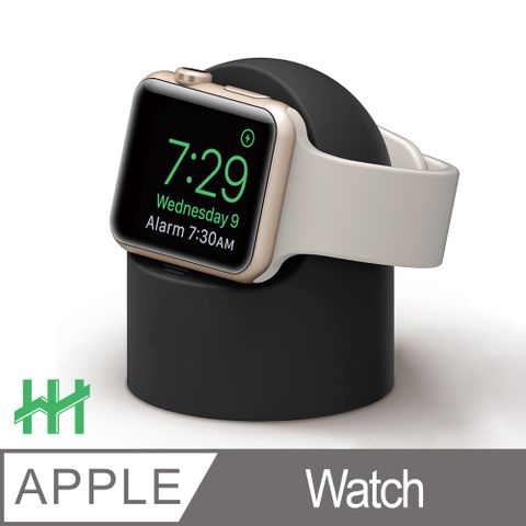 【HH】★Apple Watch 圓形環保矽膠充電底座(黑色)