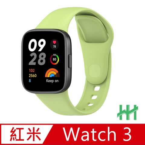 【HH】★可調矽膠錶帶★Redmi Watch 3 矽膠錶帶(薄荷綠)