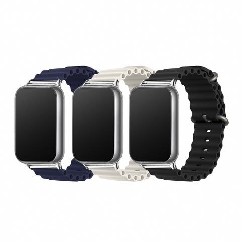 【Timo】Xiaomi 小米手環 8 Pro 專用液態矽膠波浪錶帶