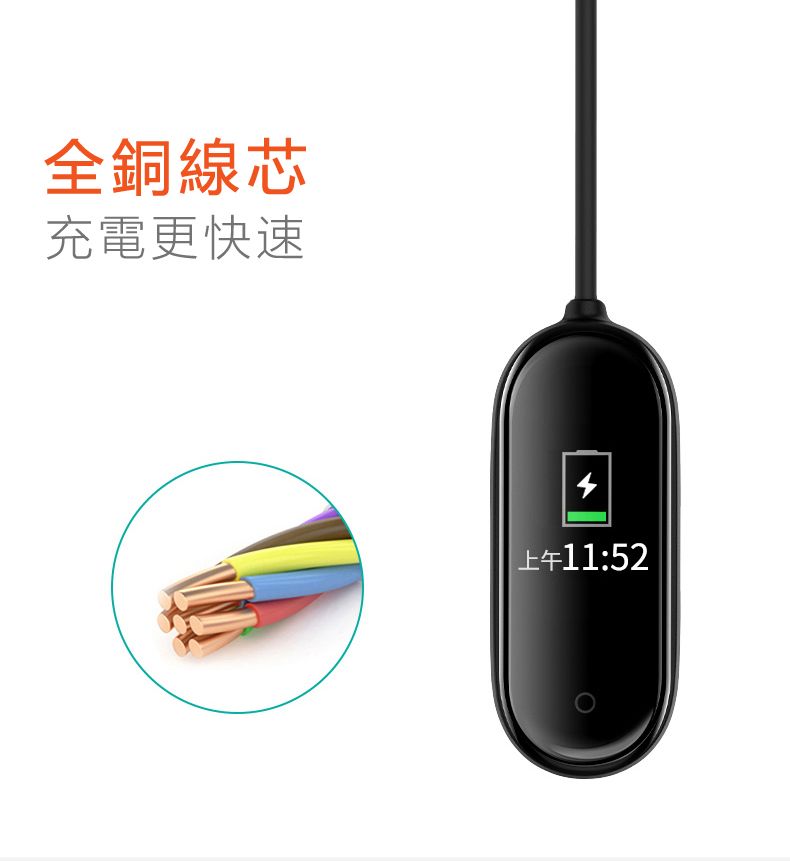 全銅線芯充電更快速上午11:52