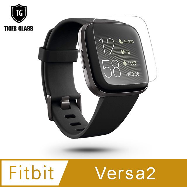 fitbit T.G  Versa 2 高透3D防爆水凝膜螢幕保護貼-滿版(2入)